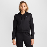 Nike Therma-FIT One-hættetrøje med lynlås til kvinder - sort