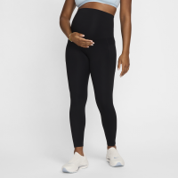 Nike (M) One-leggings i 7/8 længde med høj talje og lommer til kvinder (Maternity) - sort