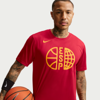 Spain Practice Nike Dri-FIT-basketball-T-shirt til mænd - rød