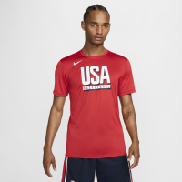 USA Practice Nike Basketball-T-shirt til mænd - rød