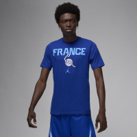 Frankrig Nike Basketball-T-shirt til mænd - blå