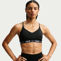 Justerbar Nike Indy-sports-bh med indlæg og let støtte til kvinder - sort