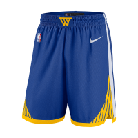 Golden State Warriors 2024/25 Swingman Icon Edition Nike Dri-FIT NBA Replica-shorts til mænd - blå