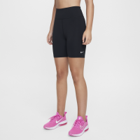 Nike One Dri-FIT-cykelshorts (13 cm) til større børn (piger) - sort