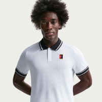 NikeCourt Heritage-tennispolo til mænd - hvid