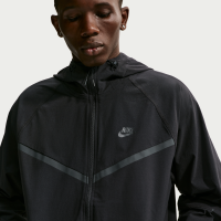Vævet Nike Tech-jakke til mænd - sort