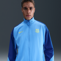 FC Barcelona Strike Fourth Nike Dri-FIT-fodboldtræningsjakke til mænd - blå