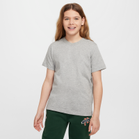 Kortærmet Nike-T-shirt med rund hals til større børn - grå