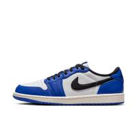 Air Jordan 1 Low "Game Royal"-sko til mænd - hvid