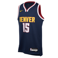 Nikola Jokić Denver Nuggets 2024/25 Icon Edition Nike NBA Swingman-spillertrøje til større børn - blå