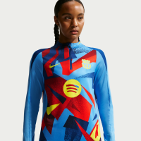 FC Barcelona Strike Fourth Nike Dri-FIT Pre-Match-fodboldtræningstrøje til kvinder - blå