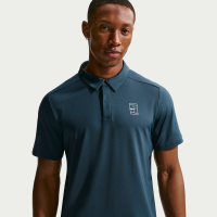 NikeCourt Advantage Dri-FIT-tennispolo til mænd - blå