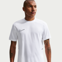 Kortærmet Nike Academy Dri-FIT-fodboldtrøje til mænd - hvid