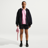 Nike Studio Fleece-shorts i medium vægt med mid rise til kvinder - sort