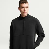 Nike 24.7 ImpossiblySoft Dri-FIT-trøje med 1/2 lynlås til mænd - sort