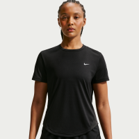 Kortærmet Nike Tempo Dri-FIT-løbetop til kvinder - sort