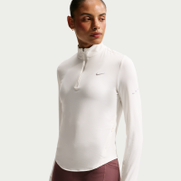 Nike Swift UV-løbetop med Dri-FIT og 1/4 lynlås til kvinder - hvid