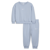 Todelt Nike Essential-crewtrøjesæt i fleece til babyer (12-24 mdr.) - blå