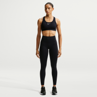Nike Universa-leggings med høj talje i fuld længde uden søm foran til kvinder - sort