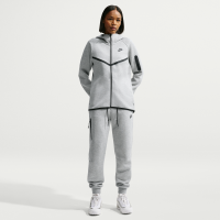 Nike Tech Fleece-joggers med mellemhøj talje til kvinder - grå