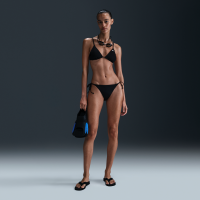 Nike Swim Effortless Essential-bikiniunderdel med bindesnor til kvinder - sort