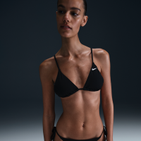 Trekantet Nike Swim Effortless Essential-bikinitop til kvinder - sort