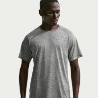 Kortærmet Nike Stride Dri-FIT ADV-løbetop til mænd - grå