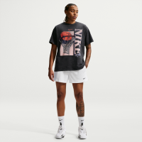 Nike Essential Dri-FIT-basketballshorts i mesh til kvinder - hvid