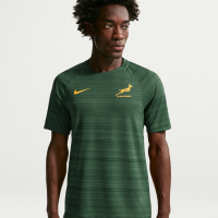 Kortærmet Springboks Nike Rugby-træningstrøje til mænd - grøn