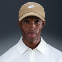 Ustruktureret Nike Club Futura Wash-kasket - brun