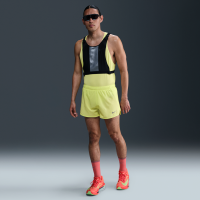 Nike Fast Dri-FIT-løbeshorts med indershorts (8 cm) til mænd - gul