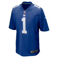 Malik Nabers New York Giants Nike NFL Game-spillertrøje til mænd - blå