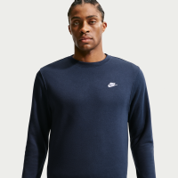 Nike Club-crewtrøje i fleece til mænd - blå
