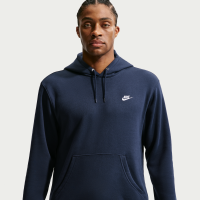 Nike Club-pulloverhættetrøje i fleece til mænd - blå