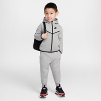 Nike Tech Fleece-sæt i to dele med fuld lynlås til småbørn - grå