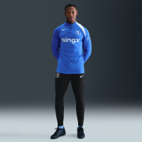 Maskinstrikkede Chelsea FC Strike Third Nike Dri-FIT Total 90-fodboldbukser til mænd - sort