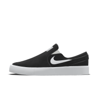 Custom Nike SB Zoom Janoski Slip By You-skatersko til kvinder - sort
