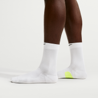 Mellemvægtige Nike Run Crew-strømper til løb (1 par) - hvid