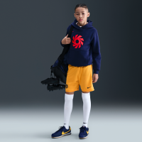 Erling Haaland Academy Dri-FIT-fodboldshorts til større børn - gul