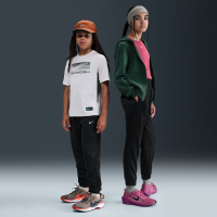 Maskinstrikkede Nike Multi-bukser til større børn - sort