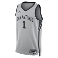 San Antonio Spurs 2025/26 Statement Edition Nike Dri-FIT NBA Swingman-trøje til mænd - grå
