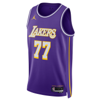 Los Angeles Lakers Luka Dončić 2025/26 Statement Edition Nike Dri-FIT NBA Swingman-trøje - lilla