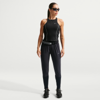 Nike Swift Dri-FIT-løbebukser med mellemhøj talje til kvinder - sort
