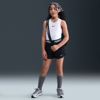 Nike Pro Fleece Dri-FIT-shorts til større børn (piger) - sort