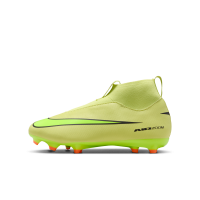 Nike Jr. Mercurial Superfly 10 Academy-high top-fodboldstøvler til flere typer underlag til mindre/større børn - grøn