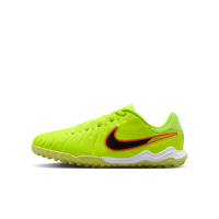 Nike Jr. Tiempo Legend 10 Academy Low Top-fodboldsko til mindre/større børn (grus) - gul