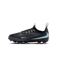 Nike Jr. Phantom 6 Low Academy-fodboldstøvler til større børn til flere typer underlag - sort