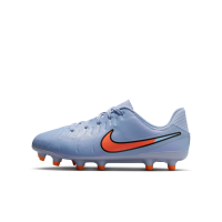 Nike Jr. Tiempo Legend 10 Academy Low top-fodboldstøvler til flere underlag til mindre/større børn - blå