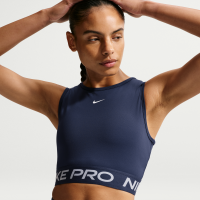 Kort Nike Pro Dri-FIT-tanktop til kvinder - blå