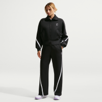 Nike Advantage Dri-FIT-tennisbukser med mellemhøj talje til kvinder - sort